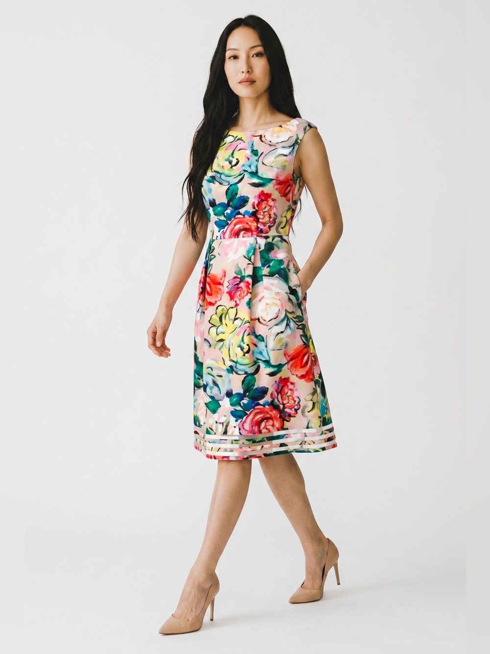 Floral Sleeveless Dress